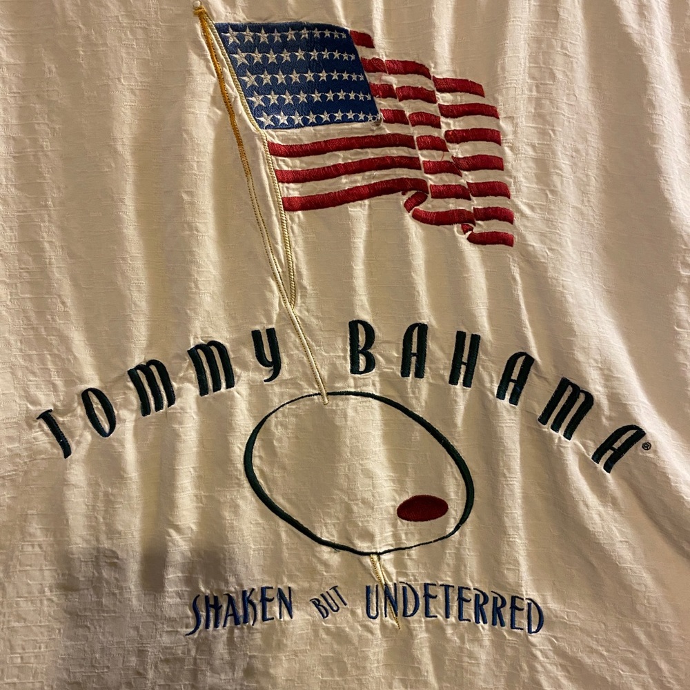 9/11 Tommy Bahama Panel Back Shirt.